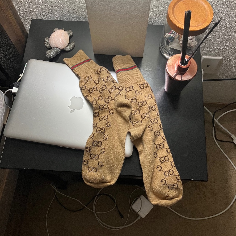 Gucci GG Cotton Socks With Web